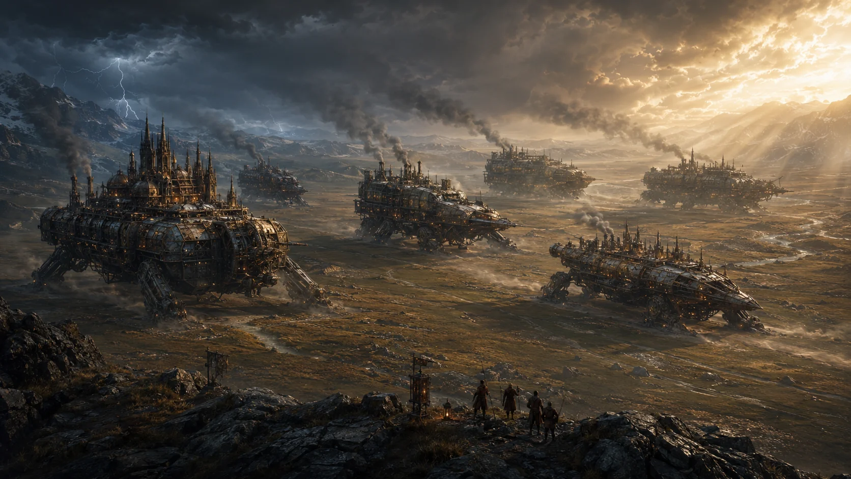 Epic Machines On A Vast Battlefield — World & Environment
