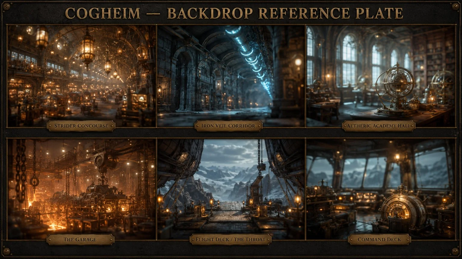Reference Boards — Concept Art #1 — Reference Boards