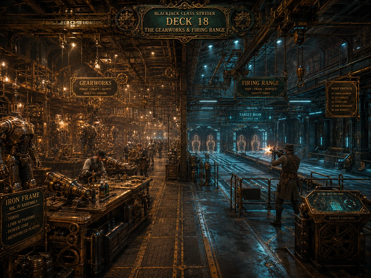 Drifter Interiors & Decks — Concept Art #3 — Drifter Interiors & Decks