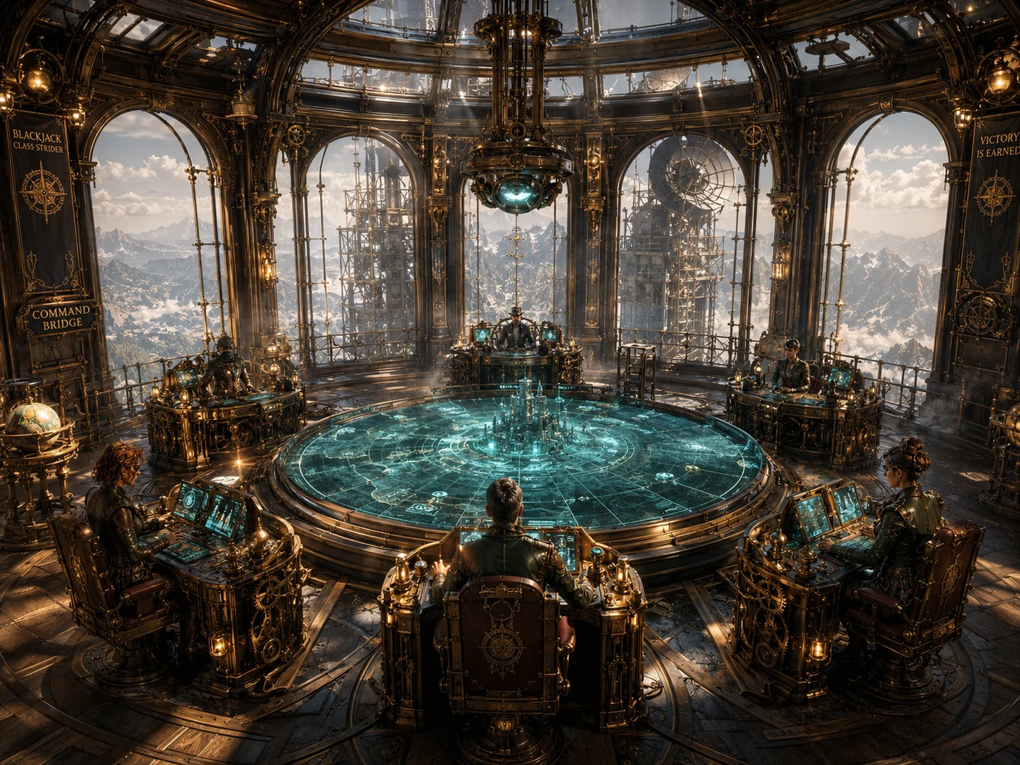 Drifter Interiors & Decks — Concept Art #8 — Drifter Interiors & Decks