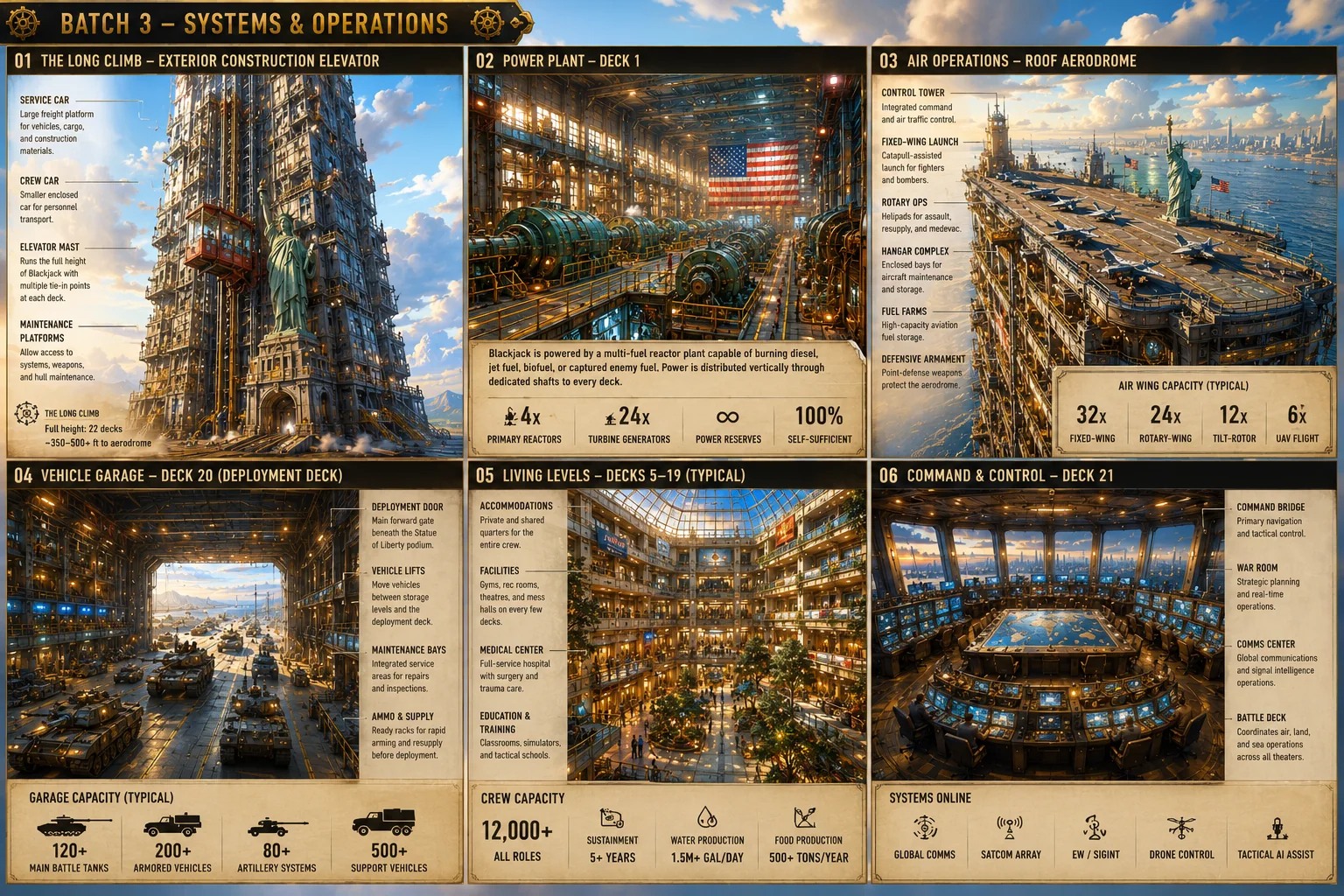 Drifter Interiors & Decks — Concept Art #9 — Drifter Interiors & Decks