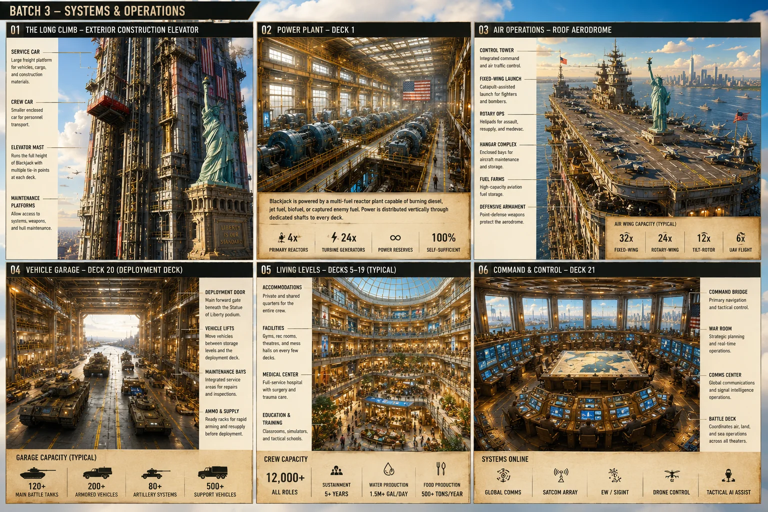 Drifter Interiors & Decks — Concept Art #12 — Drifter Interiors & Decks