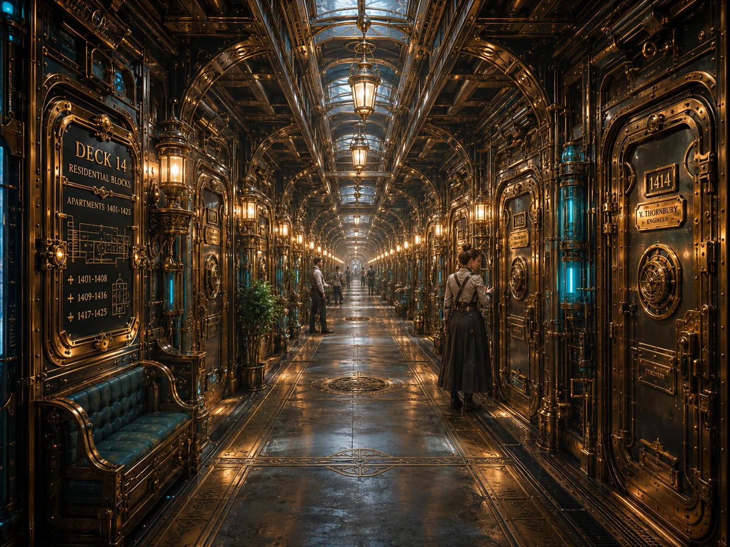 Drifter Interiors & Decks — Concept Art #16 — Drifter Interiors & Decks