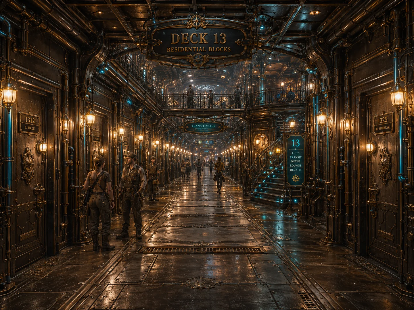 Drifter Interiors & Decks — Concept Art #20 — Drifter Interiors & Decks