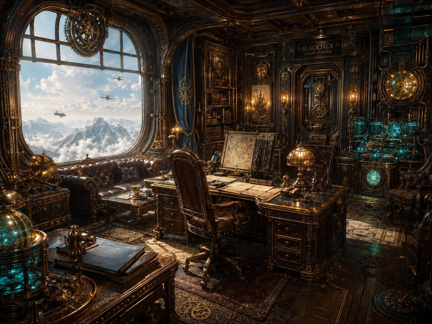 Drifter Interiors & Decks — Concept Art #22 — Drifter Interiors & Decks