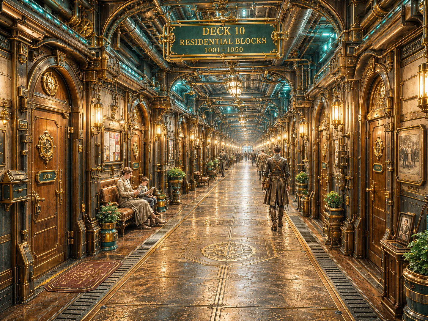 Drifter Interiors & Decks — Concept Art #23 — Drifter Interiors & Decks