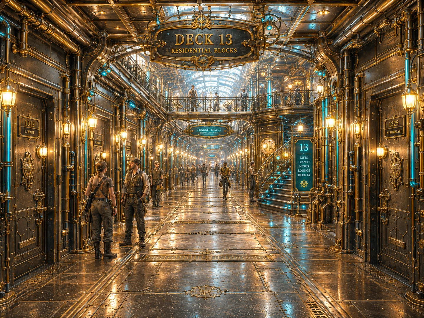 Drifter Interiors & Decks — Concept Art #26 — Drifter Interiors & Decks