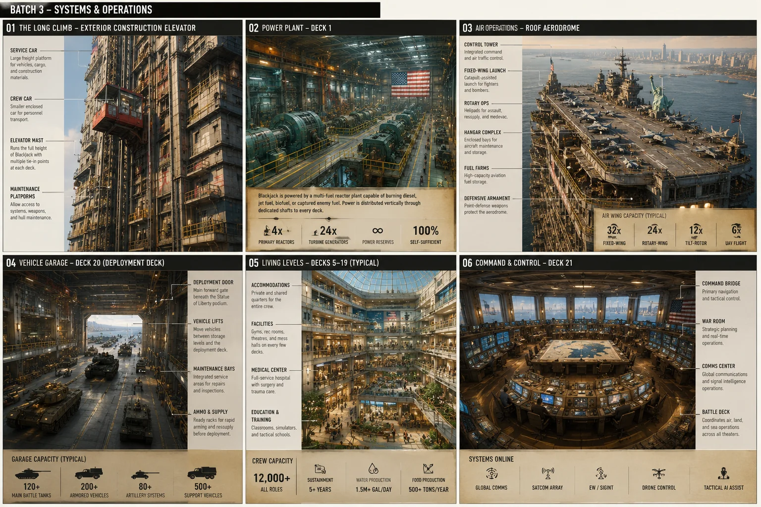 Drifter Interiors & Decks — Concept Art #27 — Drifter Interiors & Decks