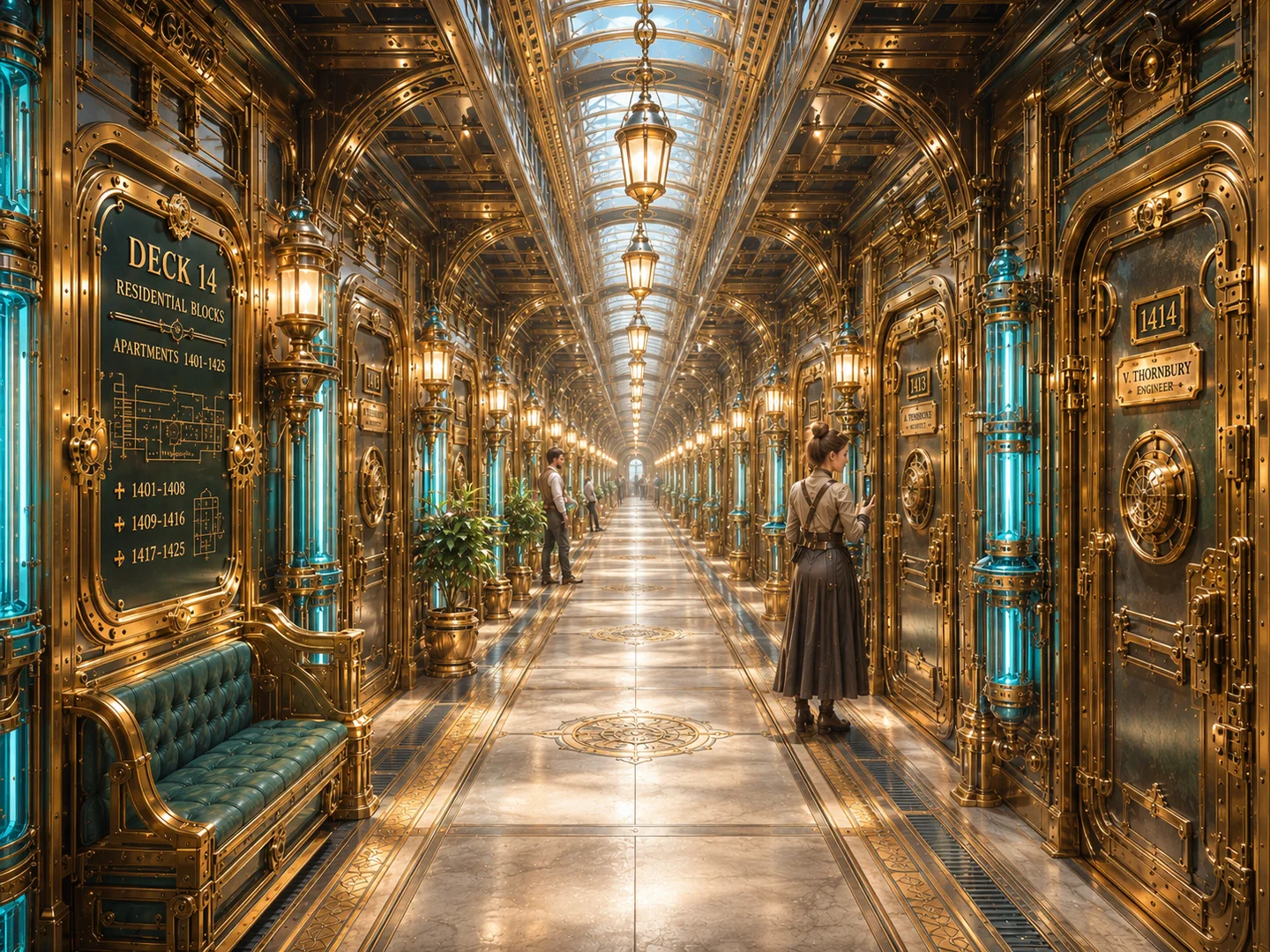 Drifter Interiors & Decks — Concept Art #30 — Drifter Interiors & Decks