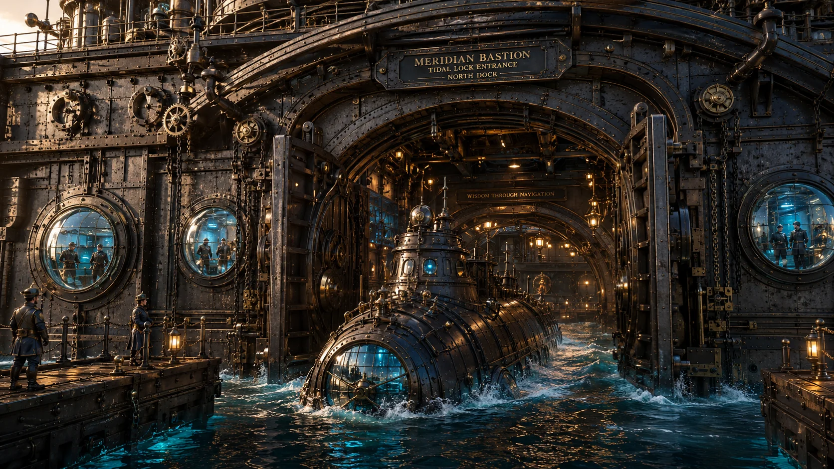 Meridian Maritime Academy — Concept Art #1 — Meridian Maritime Academy