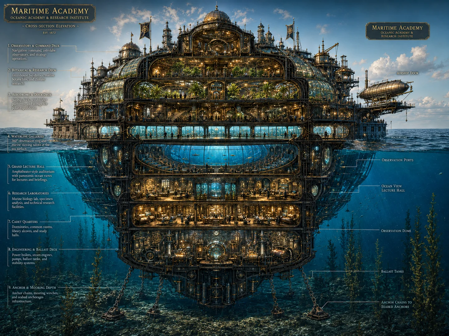 Meridian Maritime Academy — Concept Art #3 — Meridian Maritime Academy