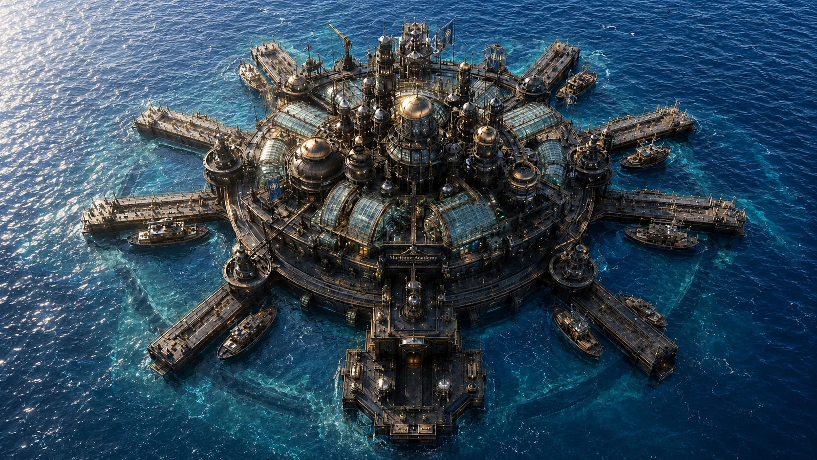 Meridian Maritime Academy — Concept Art #5 — Meridian Maritime Academy