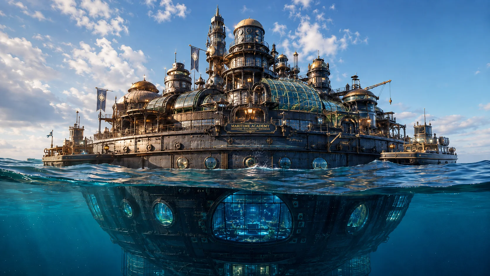 Meridian Maritime Academy — Concept Art #6 — Meridian Maritime Academy