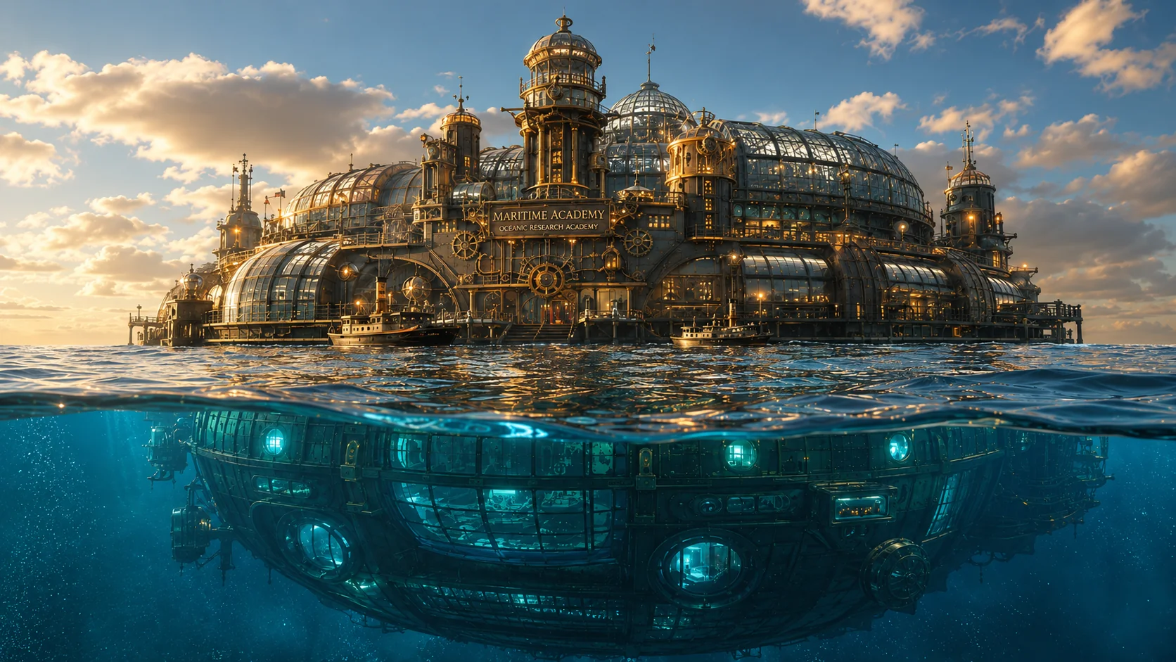 Meridian Maritime Academy — Concept Art #7 — Meridian Maritime Academy