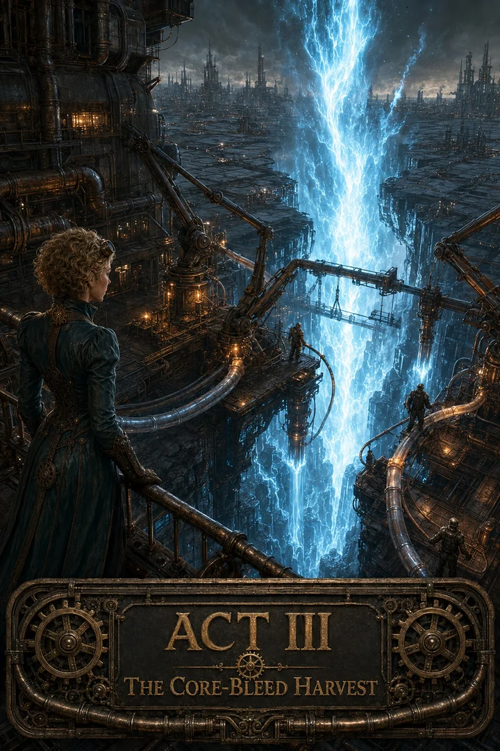 Act 03 The Core Bleed Harvest — Book I Illustrations