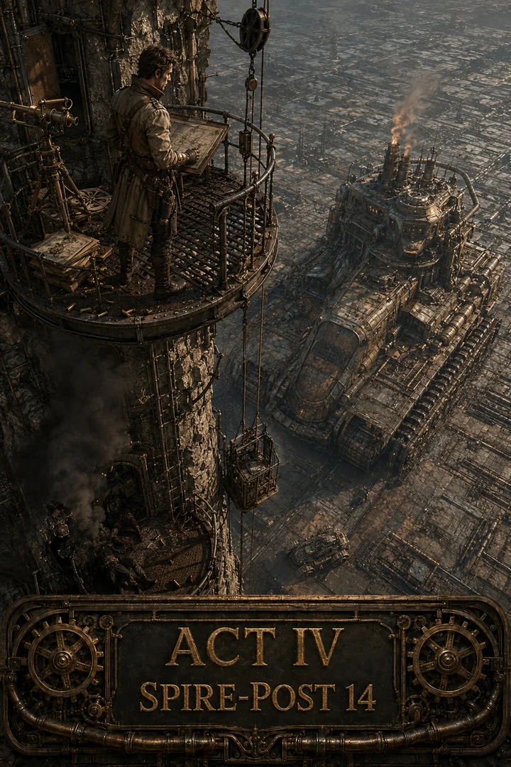 Act 04 Spire Post 14 — Book I Illustrations