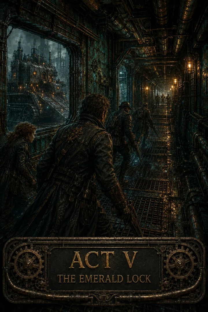 Act 05 The Emerald Lock — Book I Illustrations