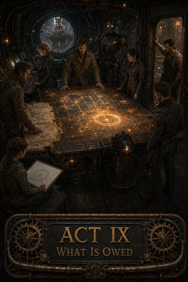 Act 09 What Is Owed — Book I Illustrations