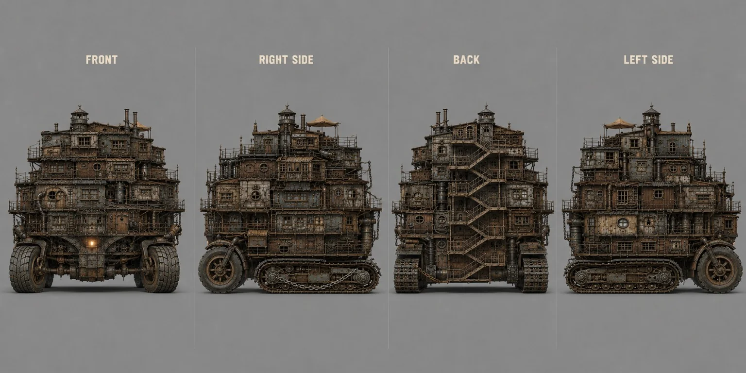 Blackjack — Chassis Turnaround (Front/Side/Back) — Blackjack