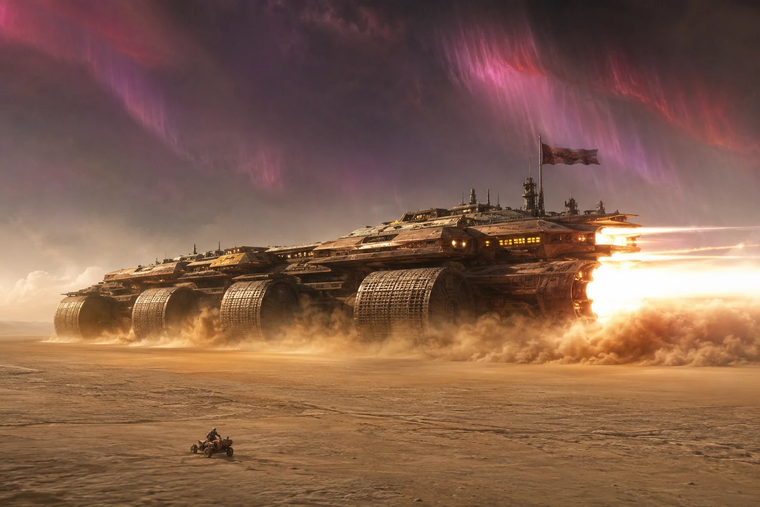 Grindwalker — Dune Runner Direction (Early Concept) #1 — Grindwalker