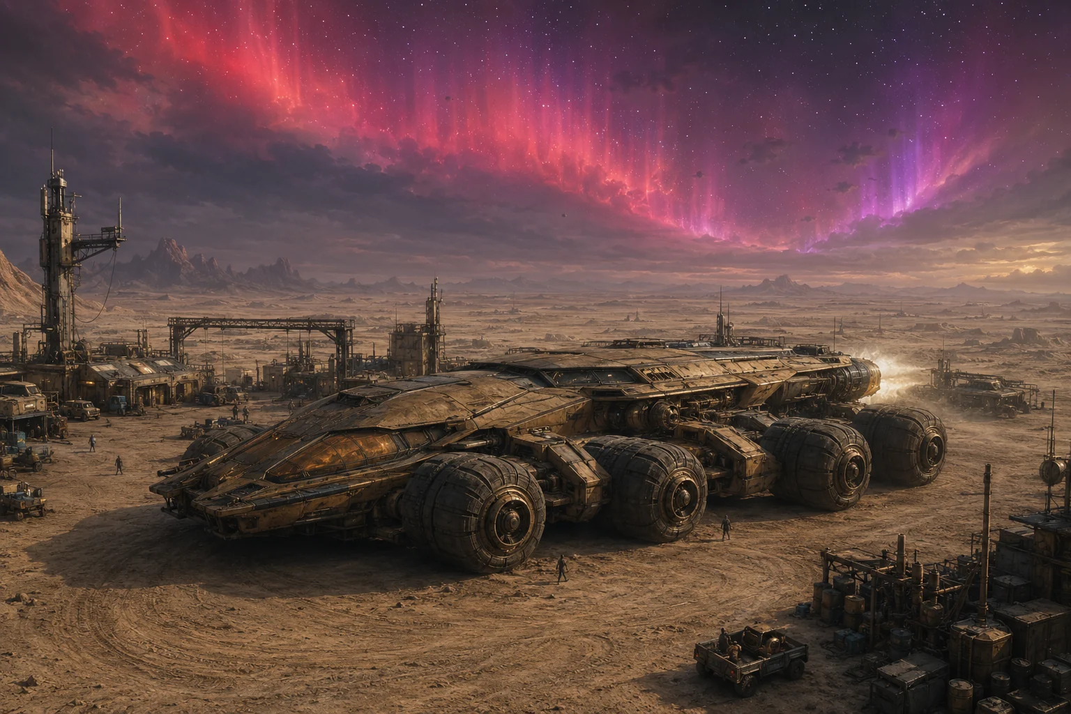 Grindwalker — Dune Runner Direction (Early Concept) #2 — Grindwalker