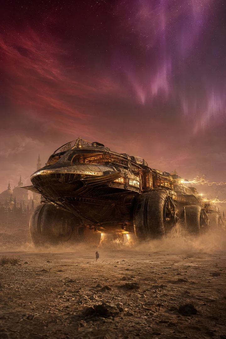 Grindwalker — Dune Runner Direction (Early Concept) #3 — Grindwalker