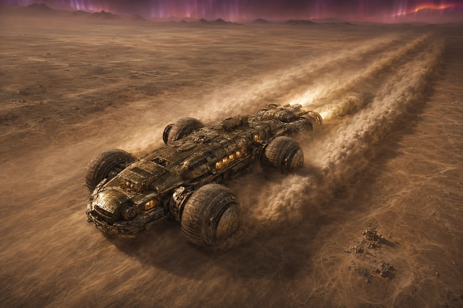 Grindwalker — Dune Runner Direction (Early Concept) #4 — Grindwalker